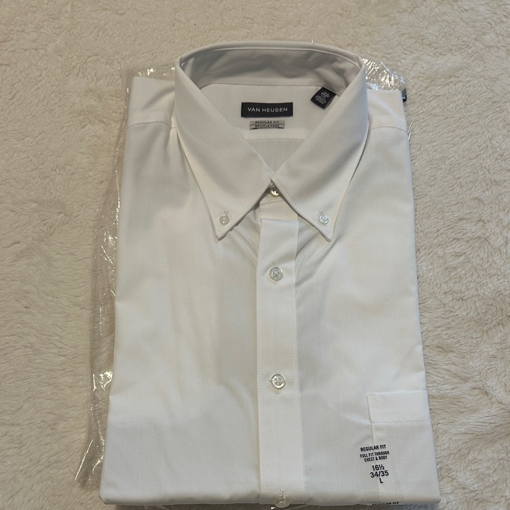 Van Heusen Classic White Dress Shirt